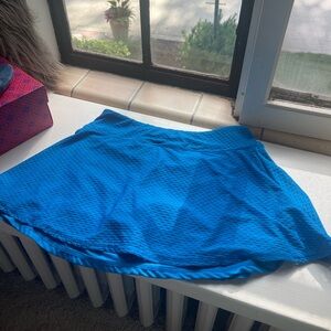 Blue athletic tennis/golf skort